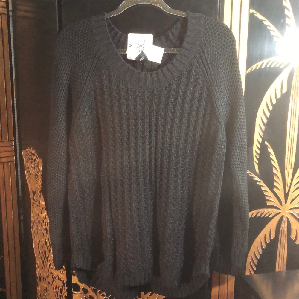 Calvin Klein Black Sweater- Size 2XL